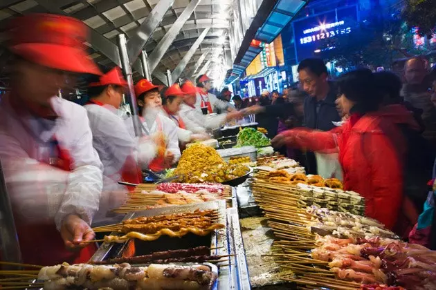 El mercat nocturn de Beijing