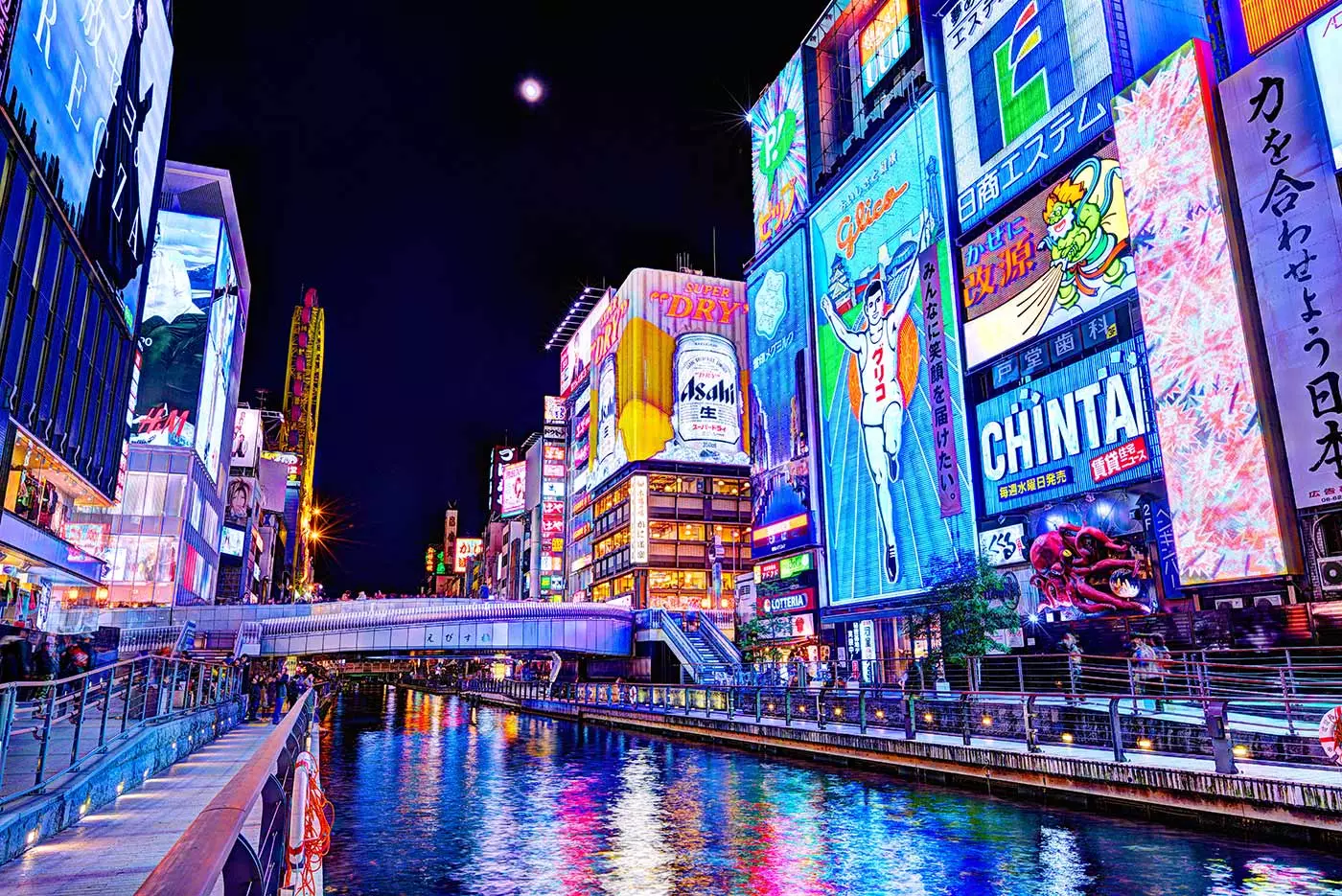 Dōtonbori susedstvo svetla