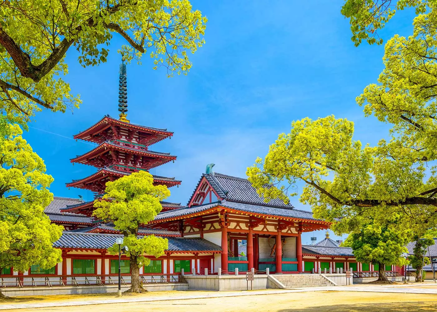 Shitennoji de oudste tempel in Japan