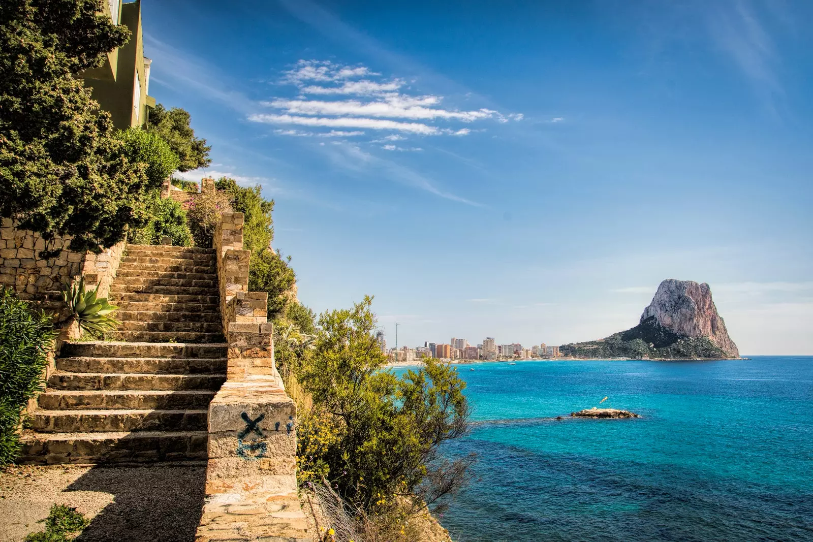 Calpe në bregun e Alicante.