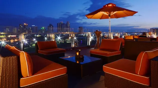 Don't miss the views from the Sky Deck at the Bayleaf Hotel