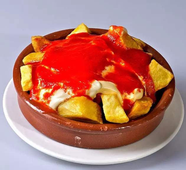 Patatas bravas из бара Джубера