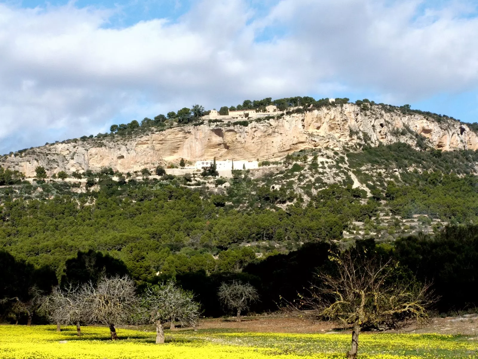 Biara di Puig de Randa Majorca.