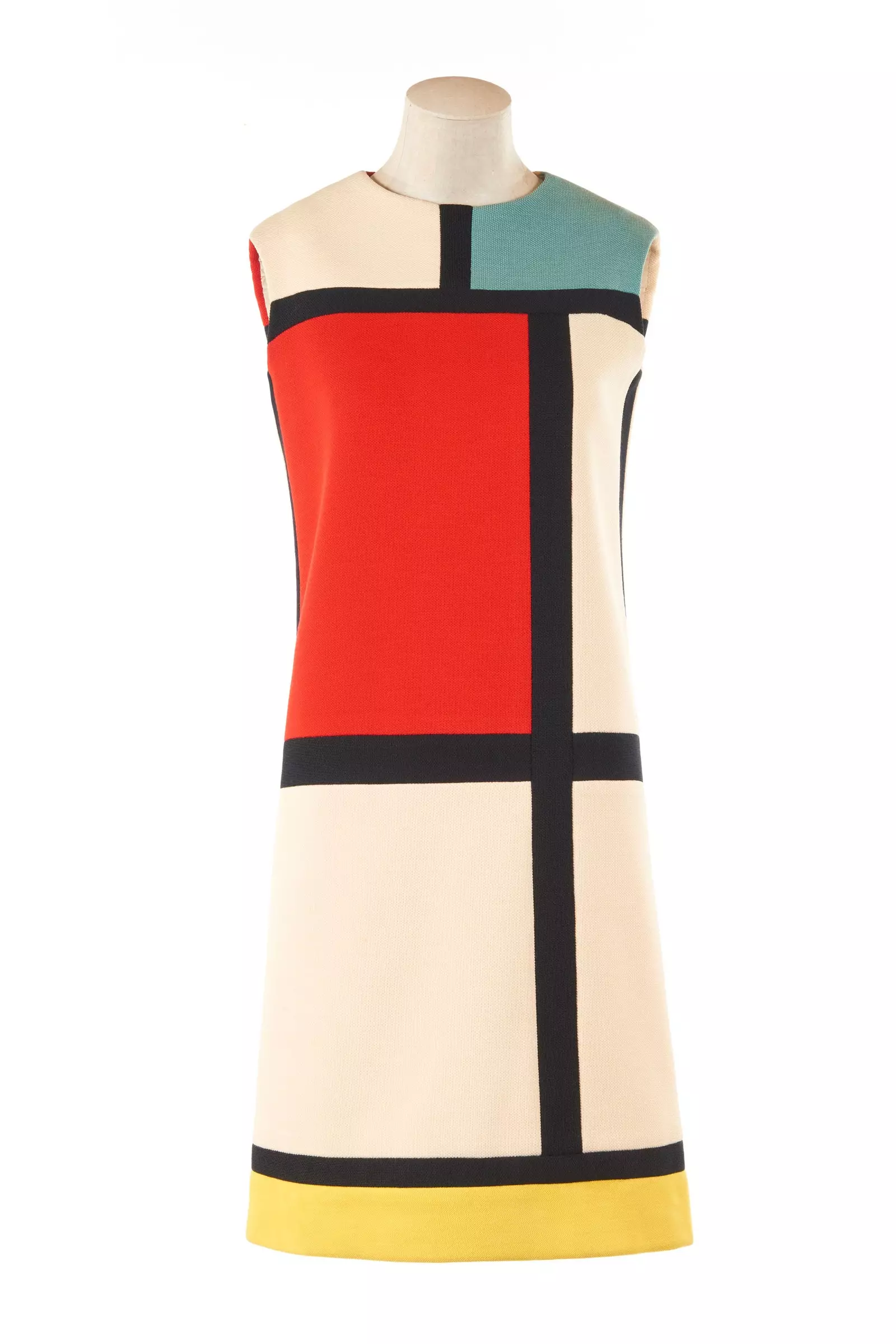 Vestido YSL 'Homenagem a Piet Mondrian'