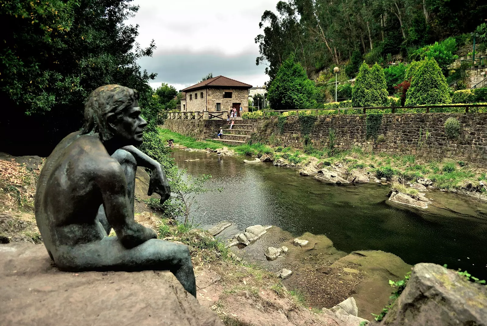 Statua uomo pesce di Lirganes.