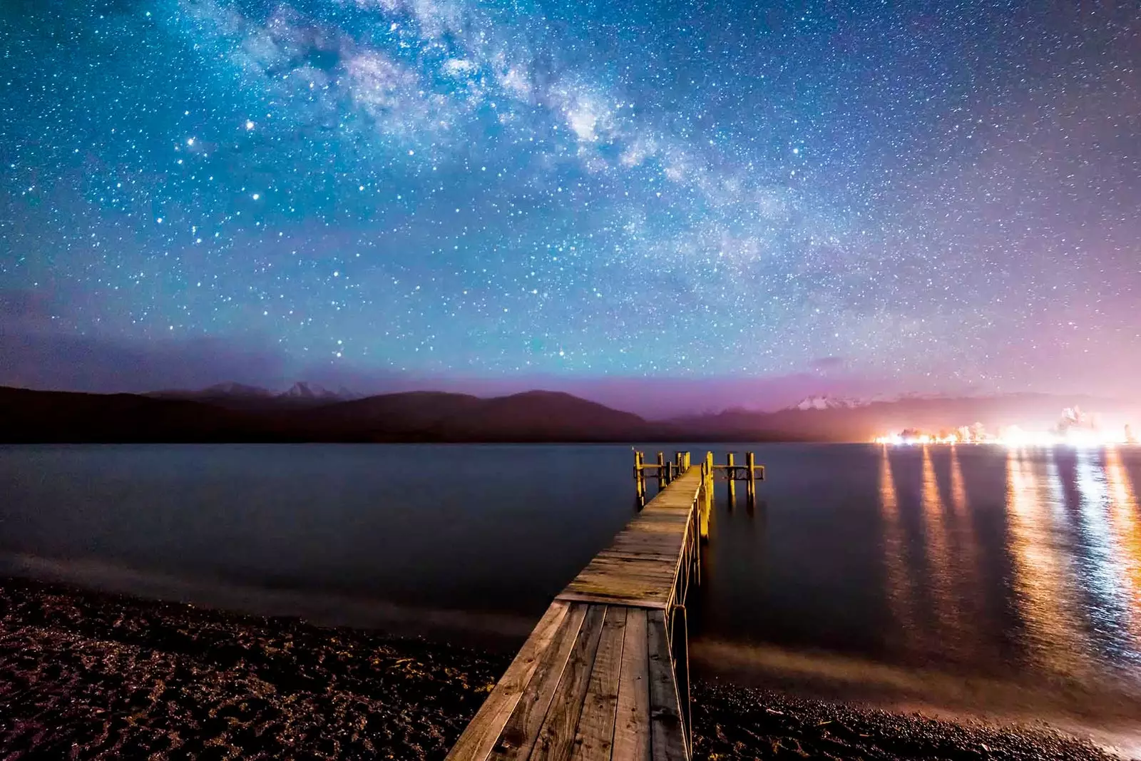 The magical lake of Te Anau