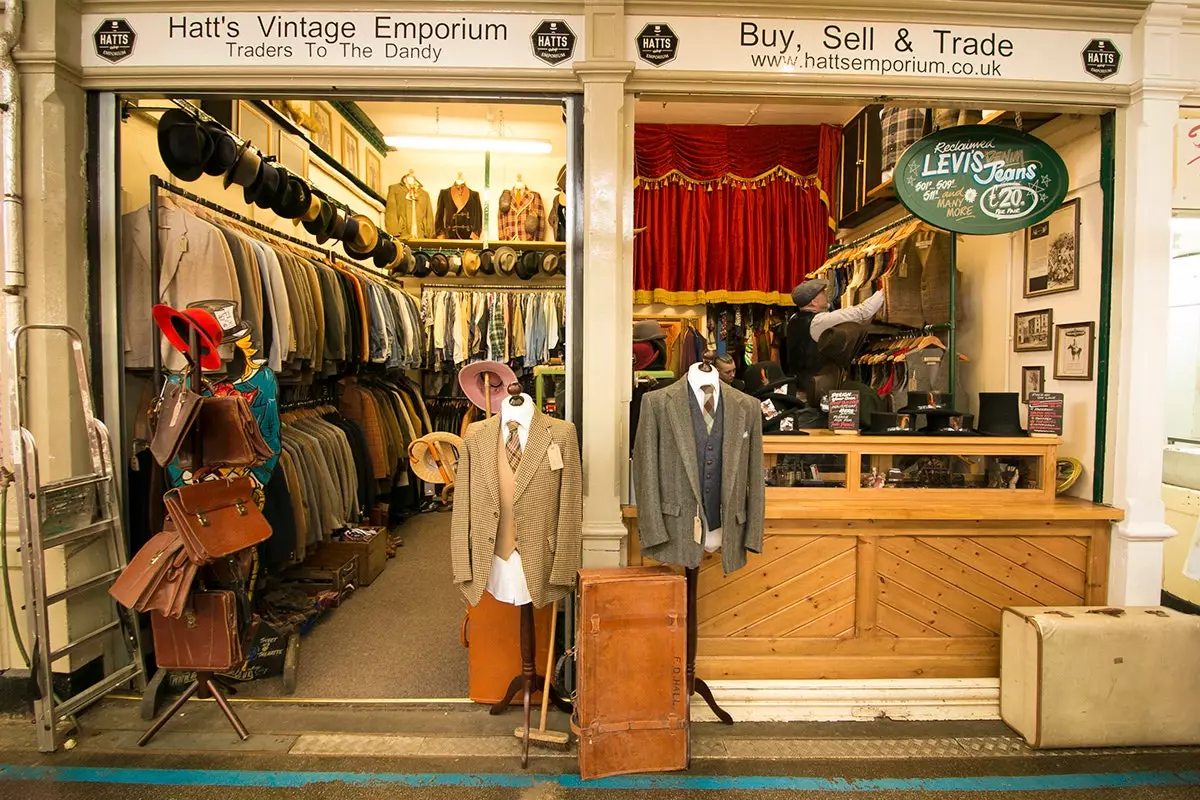 Marché de Cardiff Hatt's Shop