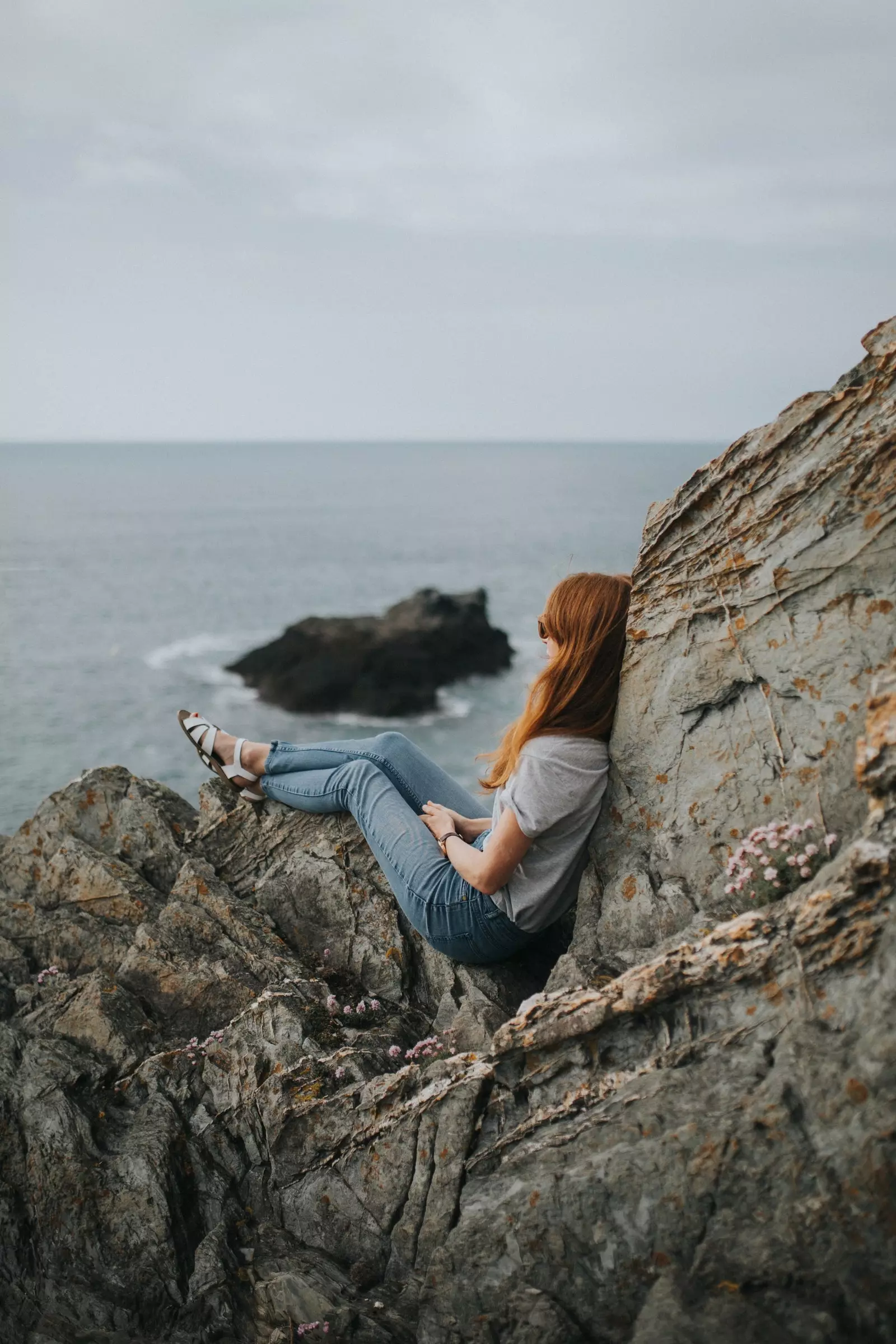 Frau in Irland