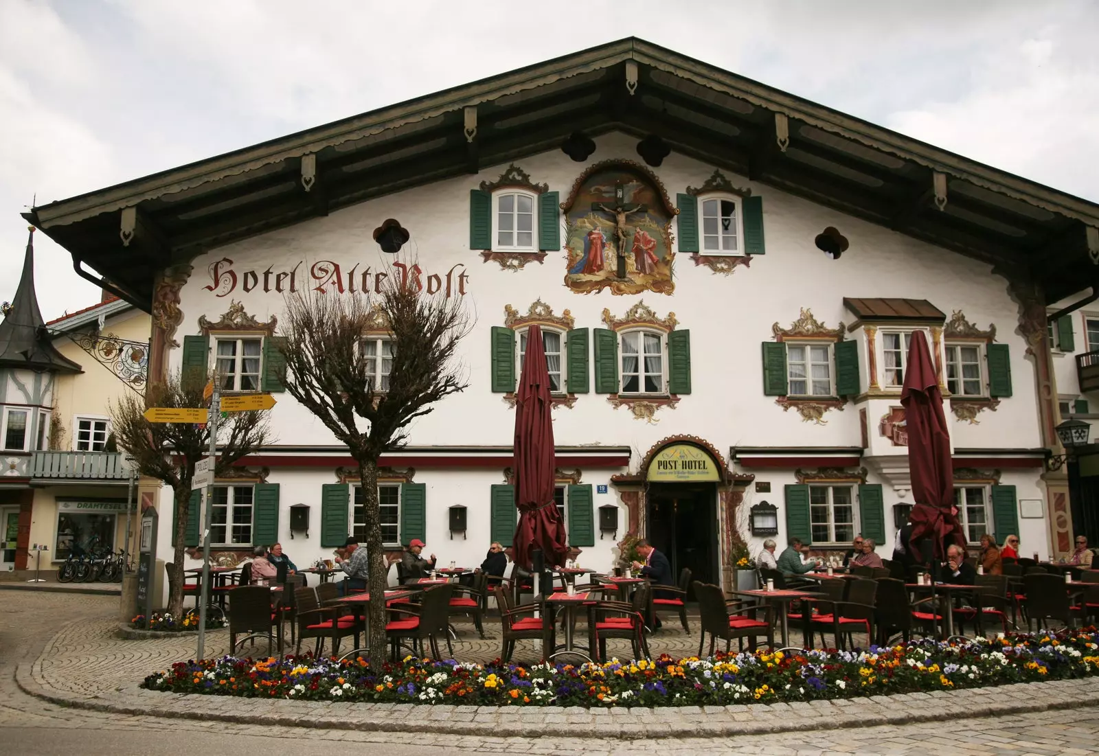 Oberammergau Германияның боялған қасбеттері