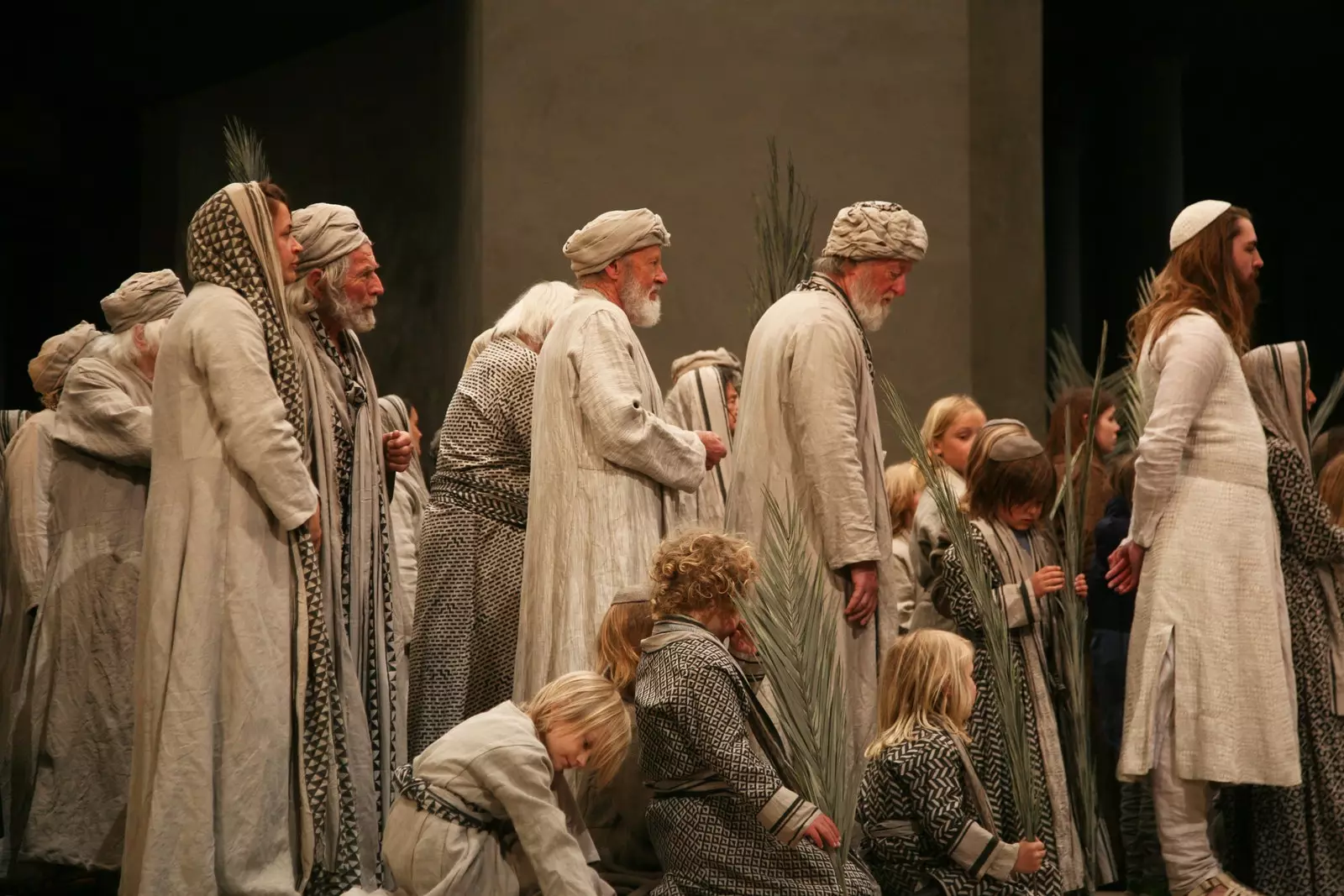 Oberammergau Passion Play näitlejad ja lauljad on külaelanikud ise.