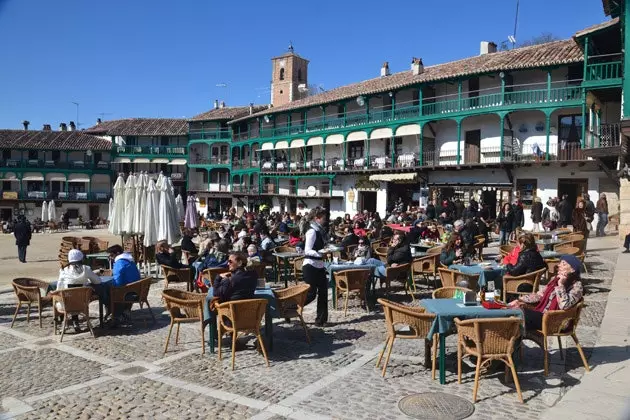 Chinchon'un Ana Meydanı