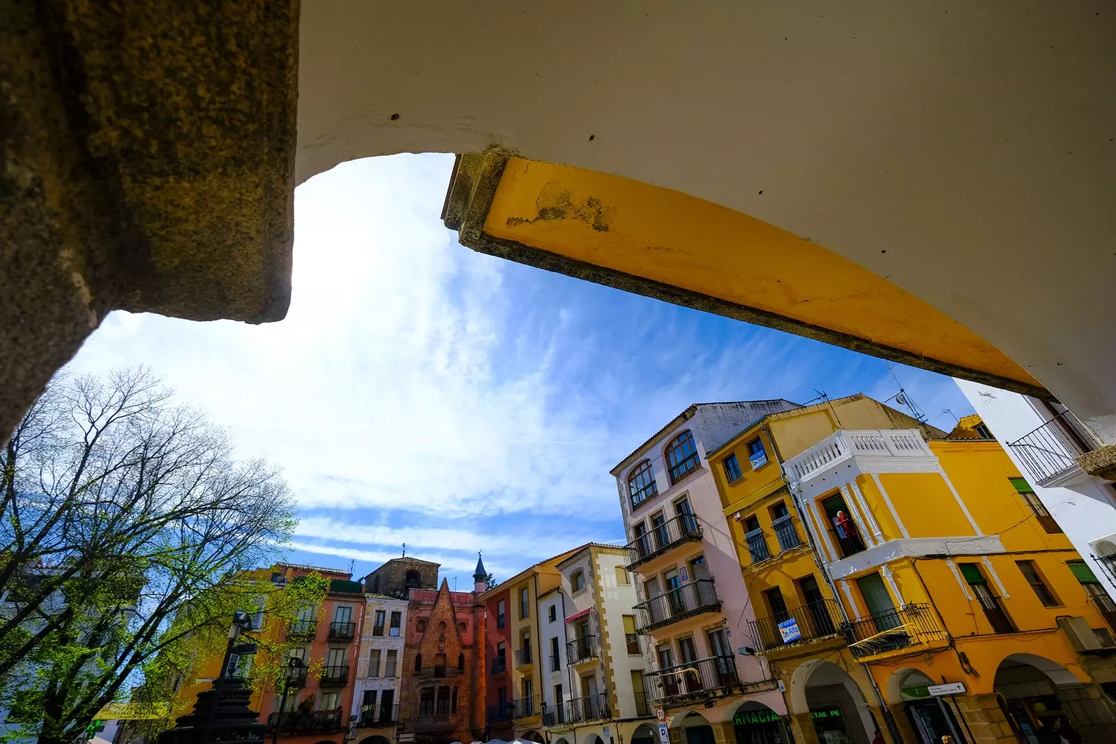 Άποψη της Plaza Mayor of Plasencia