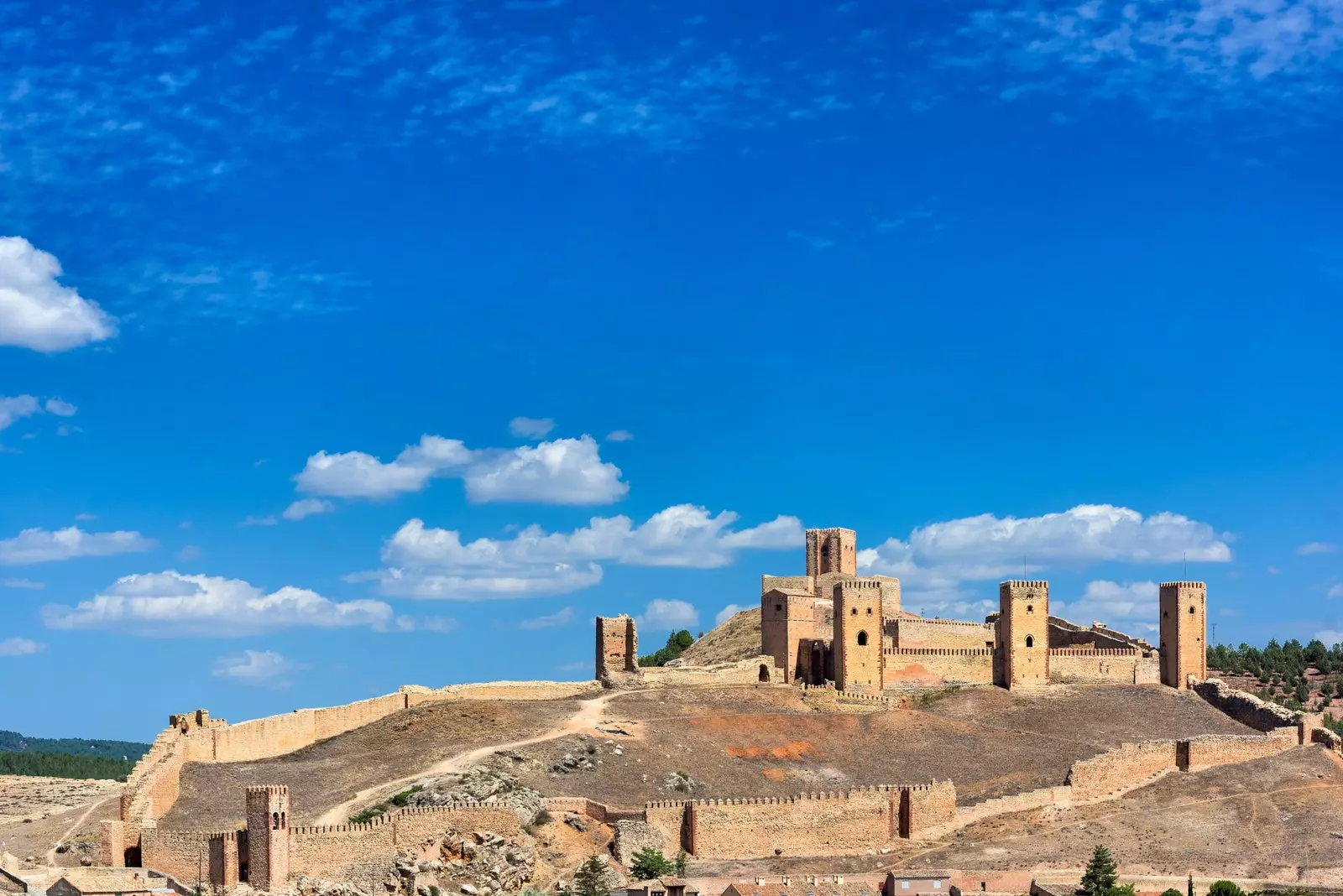 Castle of Molina de Aragon in Guadalajara.