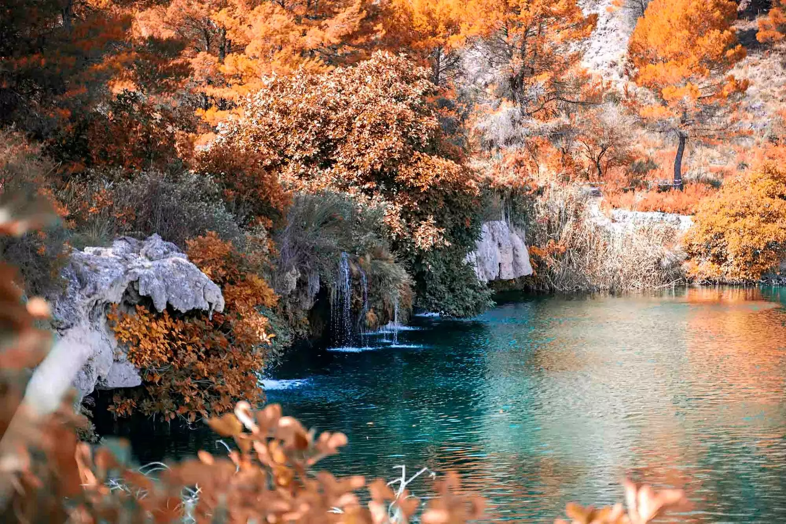 Lagunat Ruidera në vjeshtë