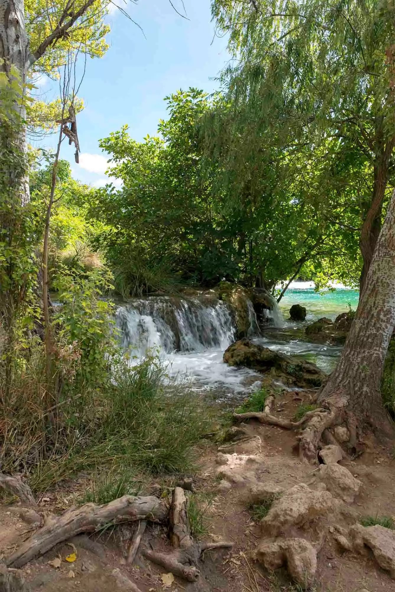 vodopád v Lagunas de Ruidera