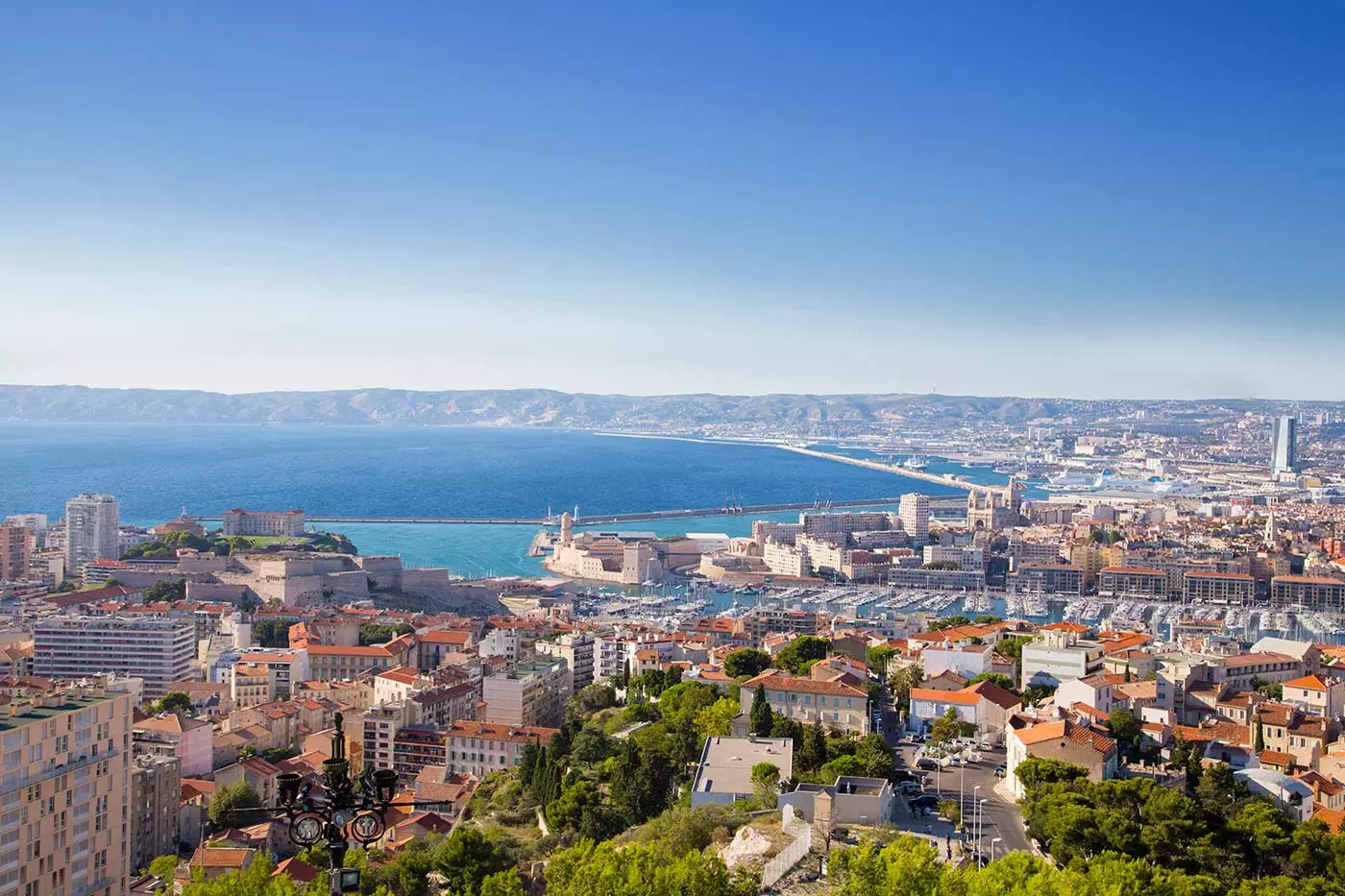 Panoramski pogled na Marseille