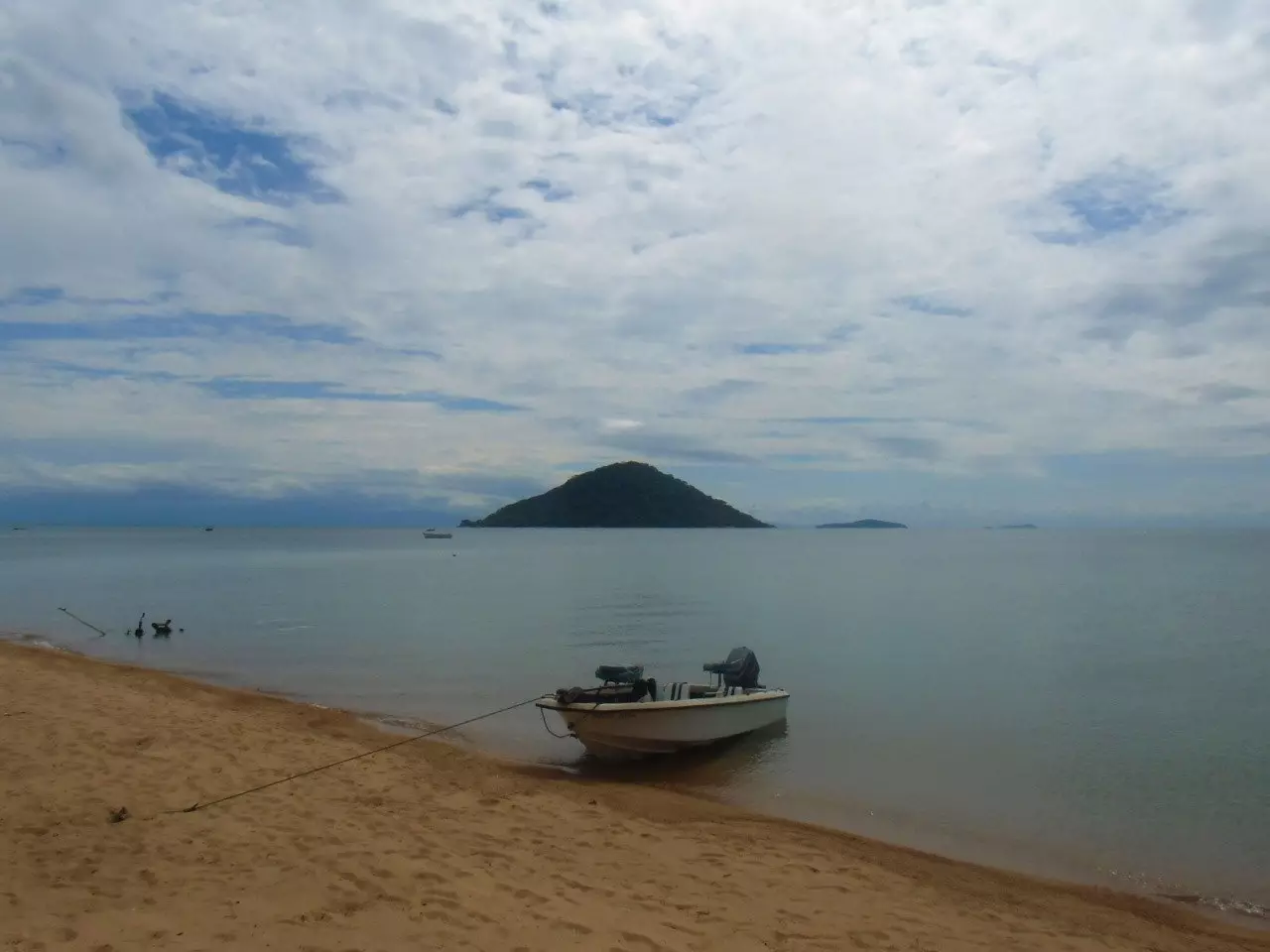 Boat in Lake Malawi