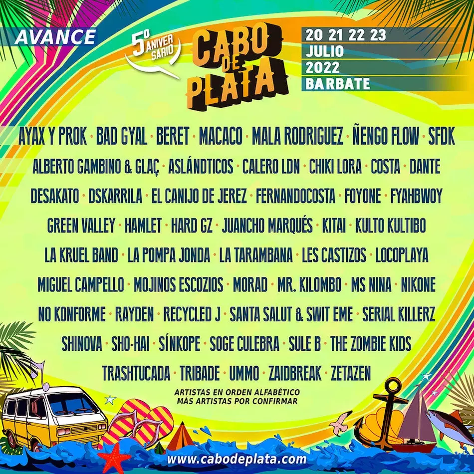 Cabo de Plata festival poster.