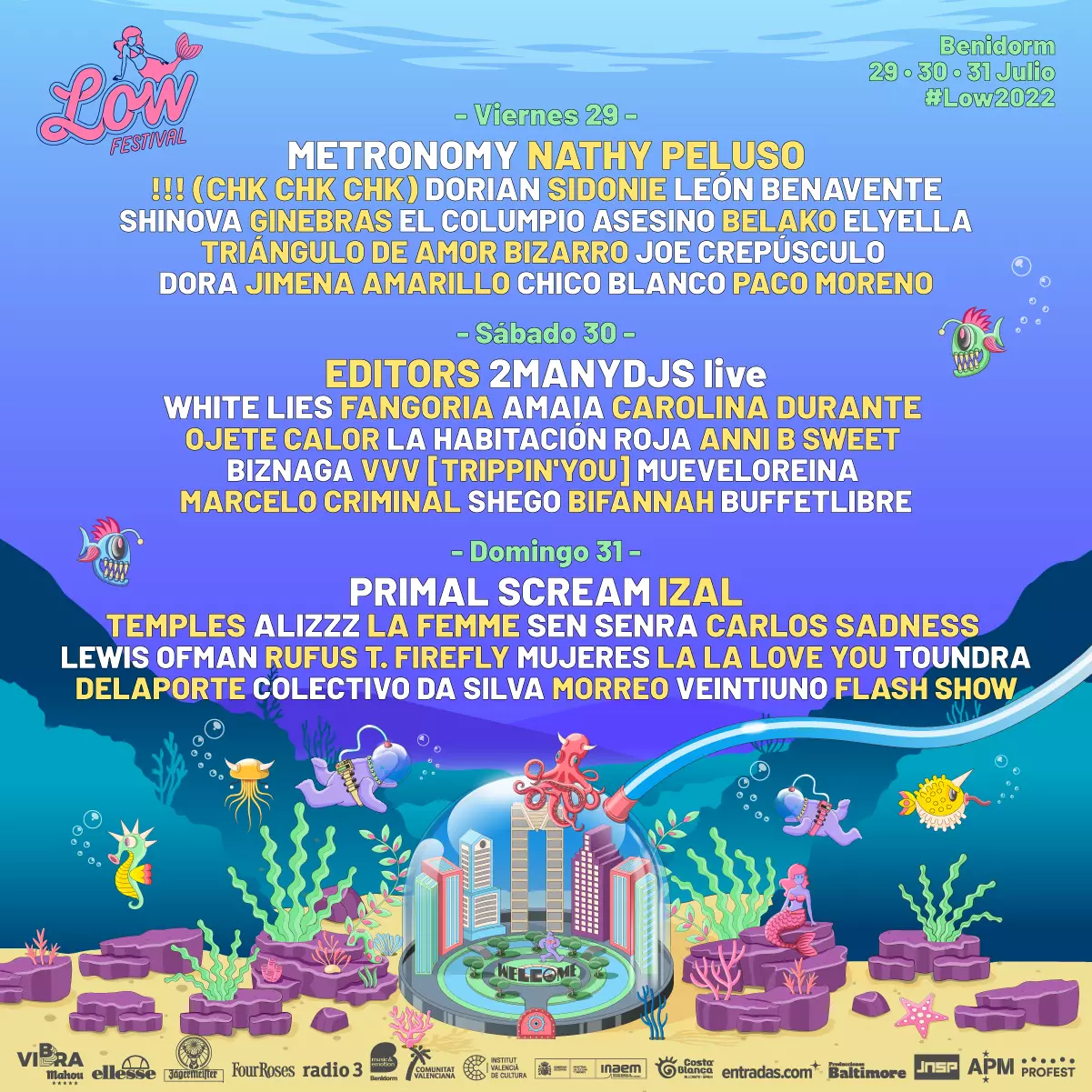 Plakat Low Festival 2022