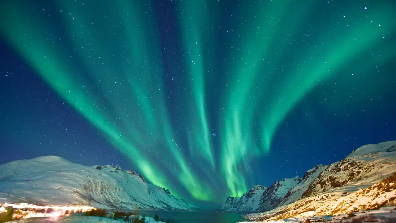 Tromsø, på jagt efter nordlys