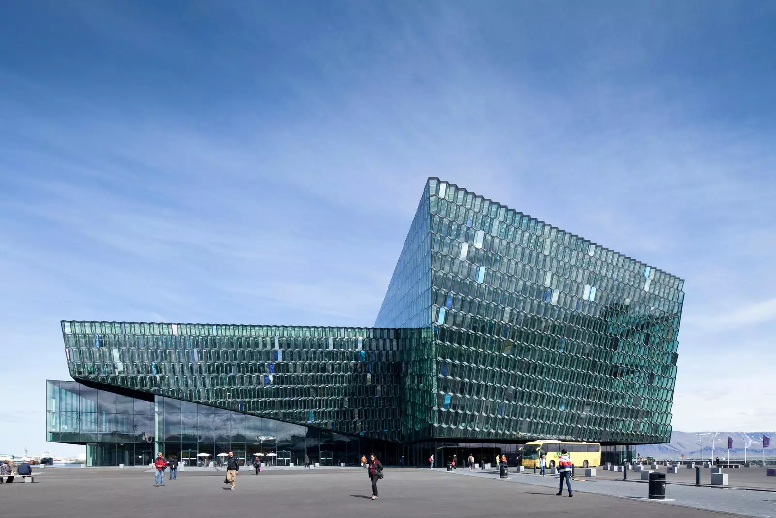 The Harpa concert hall.