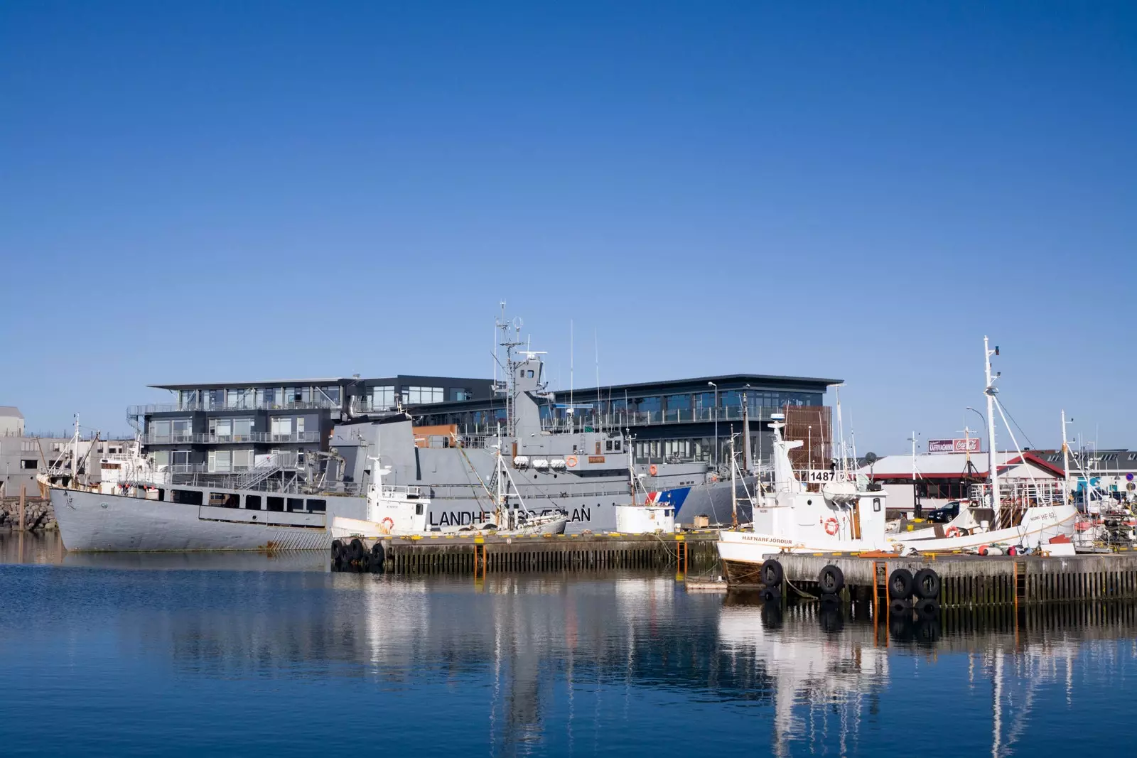 Udsigt over Reykjavík Maritime Museum.