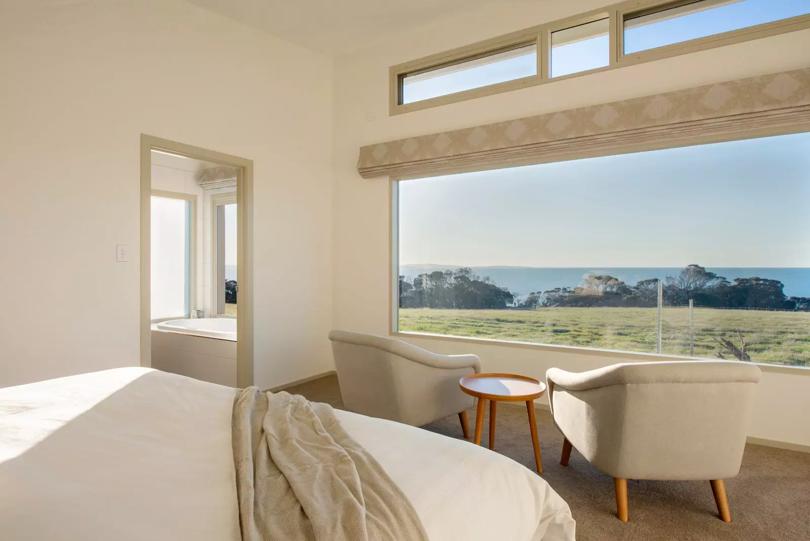 Room at Oceanview Eco Villas on Kangaroo Island.