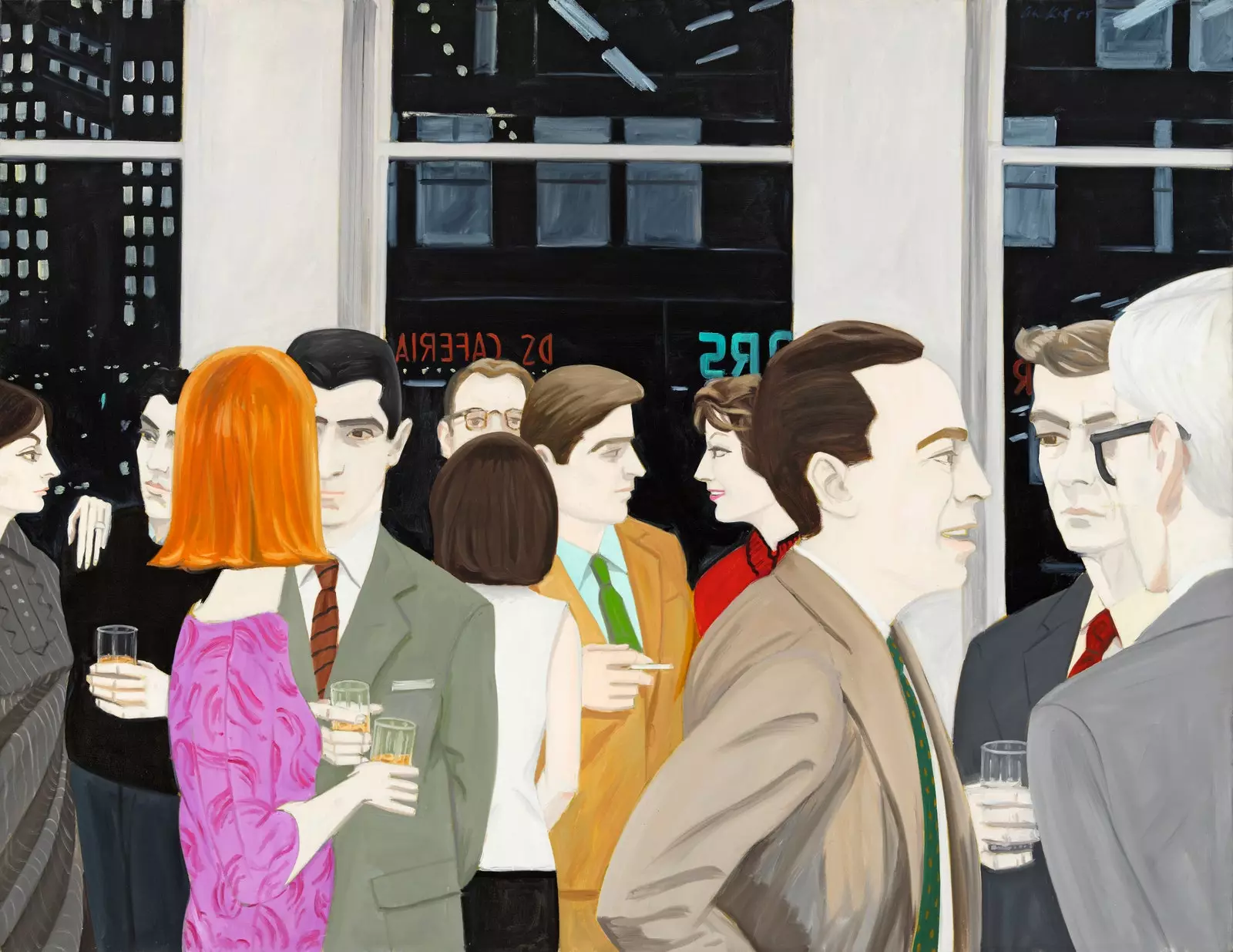 The Cocktail Party by Alex Katz