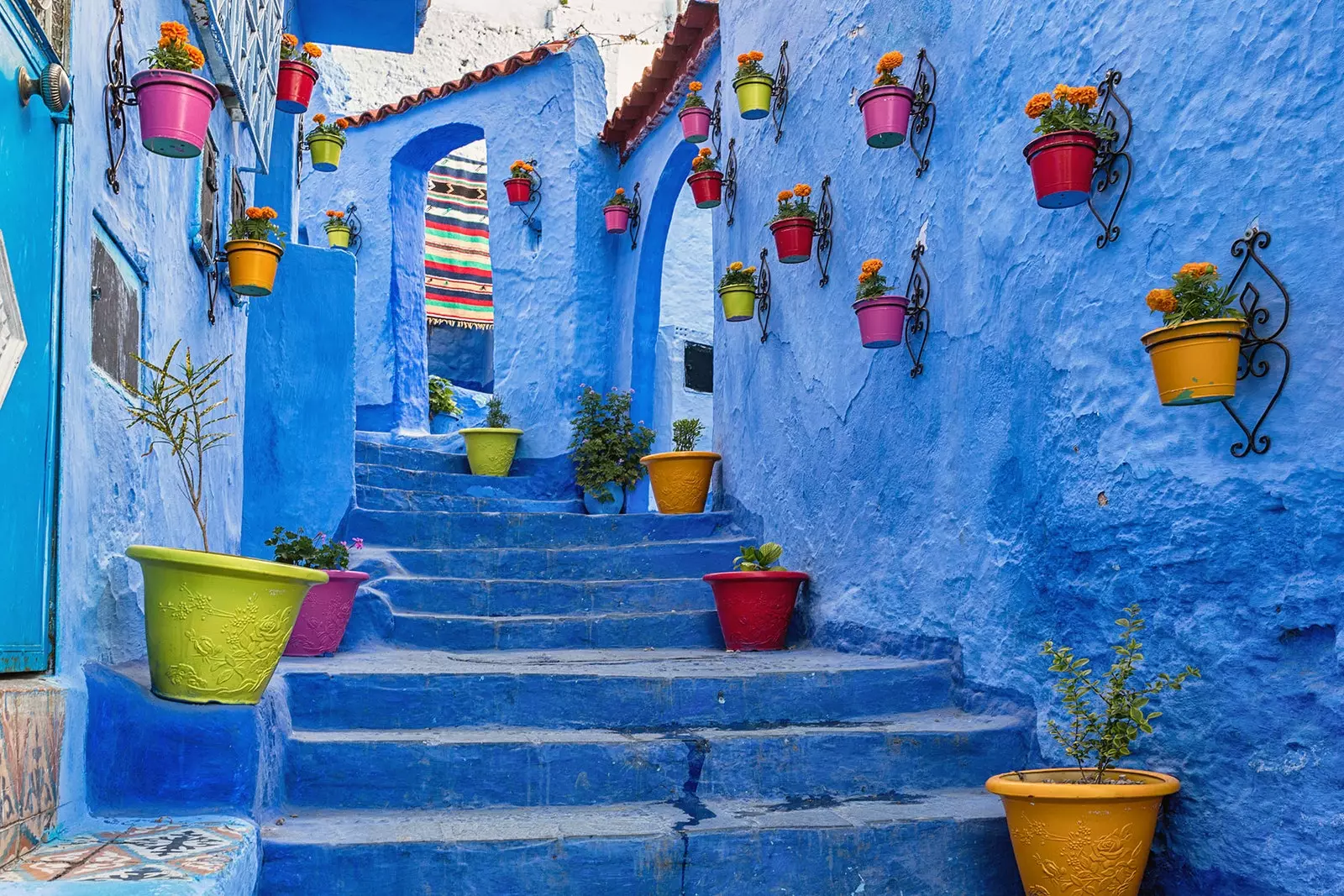 Dənizi olmayan mavi şəhər Chefchaouen Mərakeş