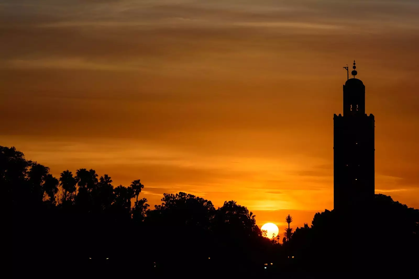 Perëndimi i diellit Marrakesh