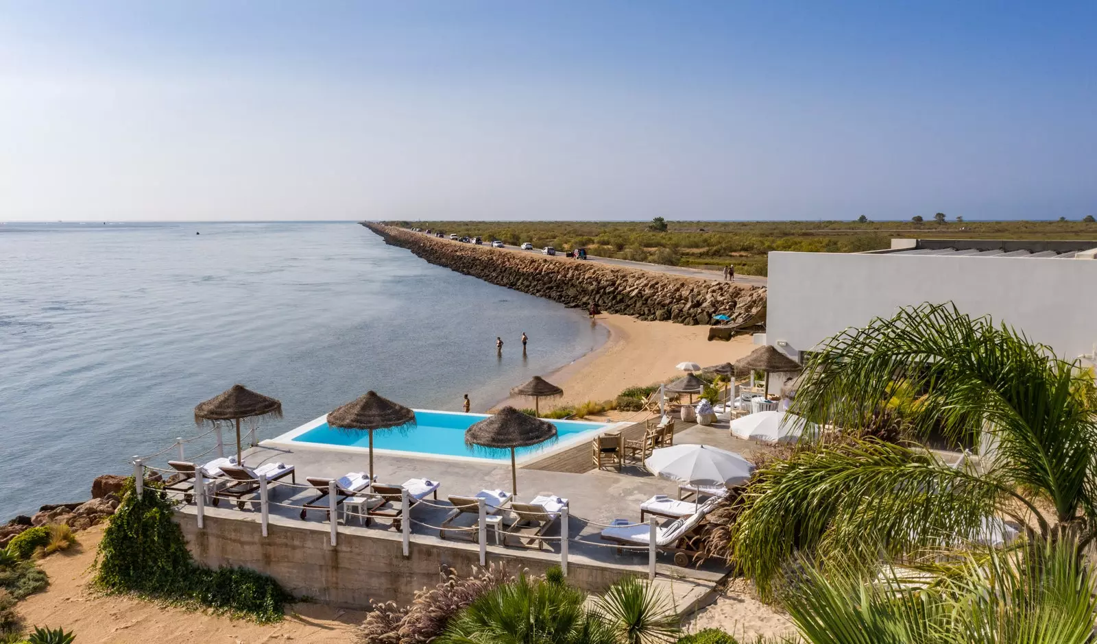 Aerial view of the Grand Beach Club