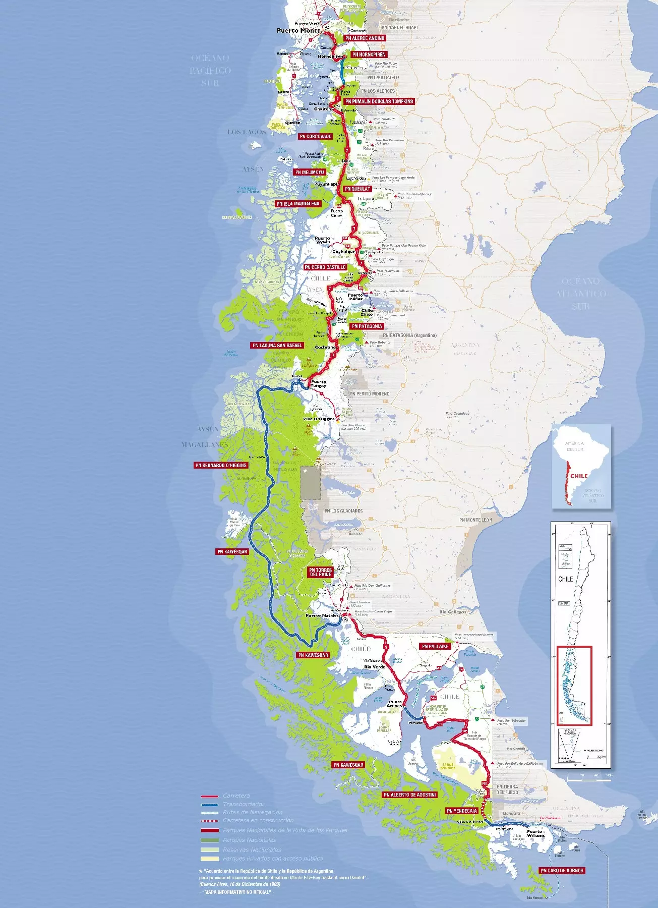 Route der Parks von Patagonien