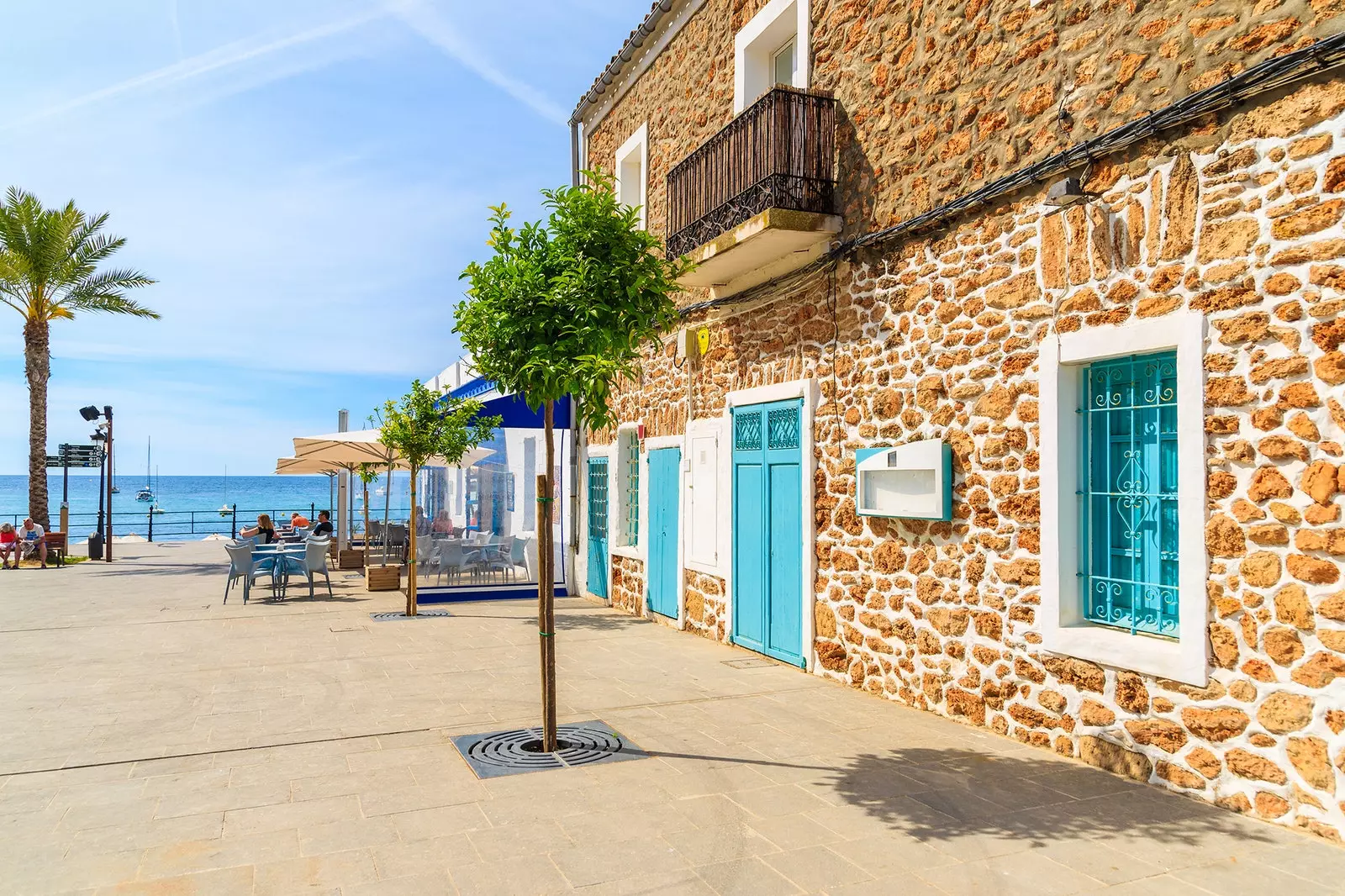 Santa Eluària des Riu strandpromenade