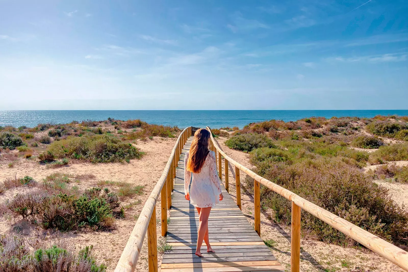 Bheannaigh Punta Umbría cúinne Huelva