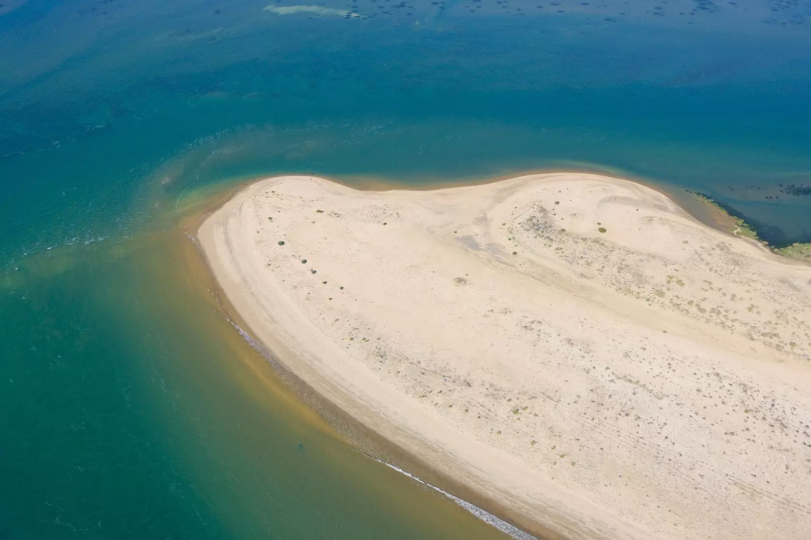 Munningen av elvene i Punta Umbría