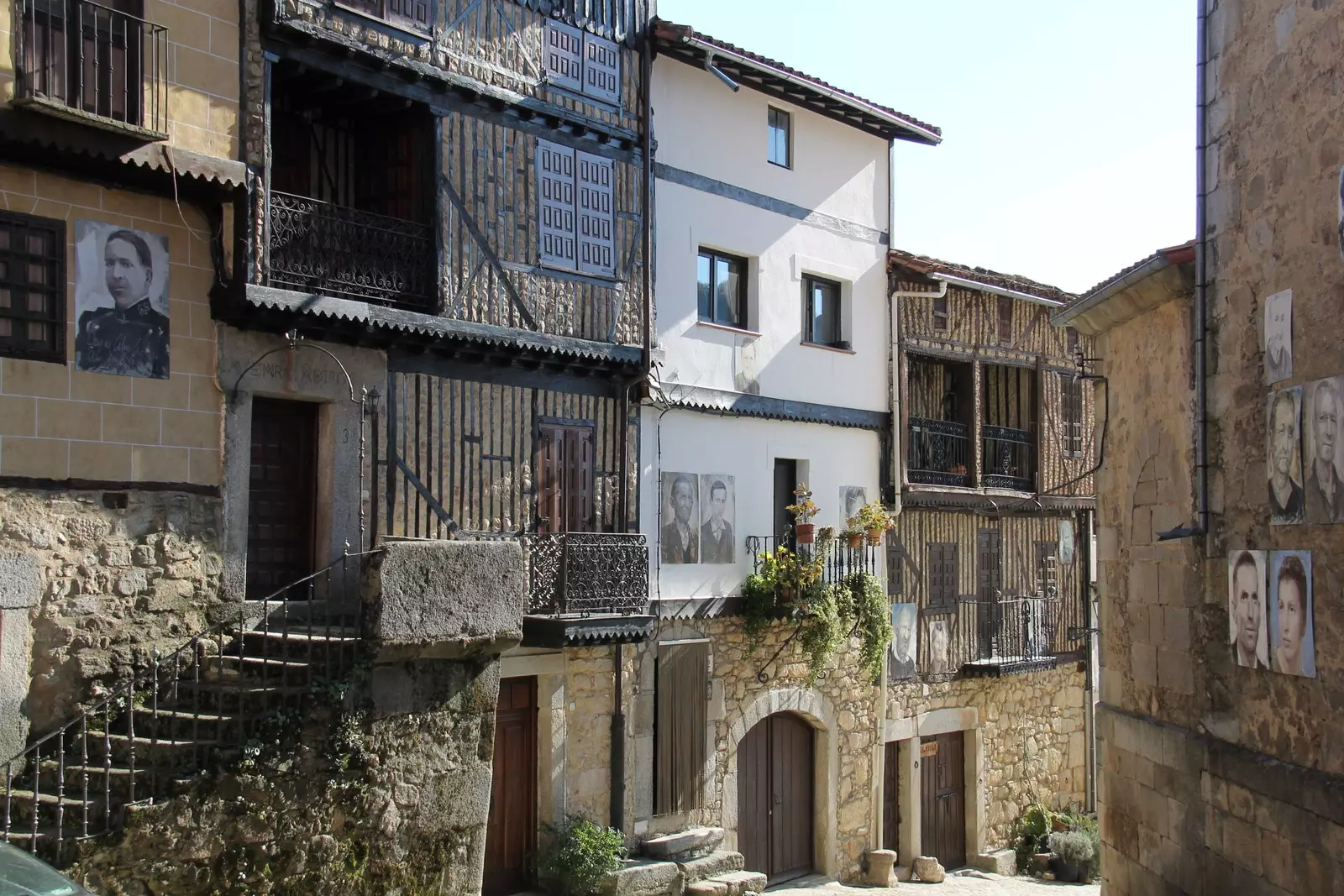 Les rues de Mogarraz Salamanque