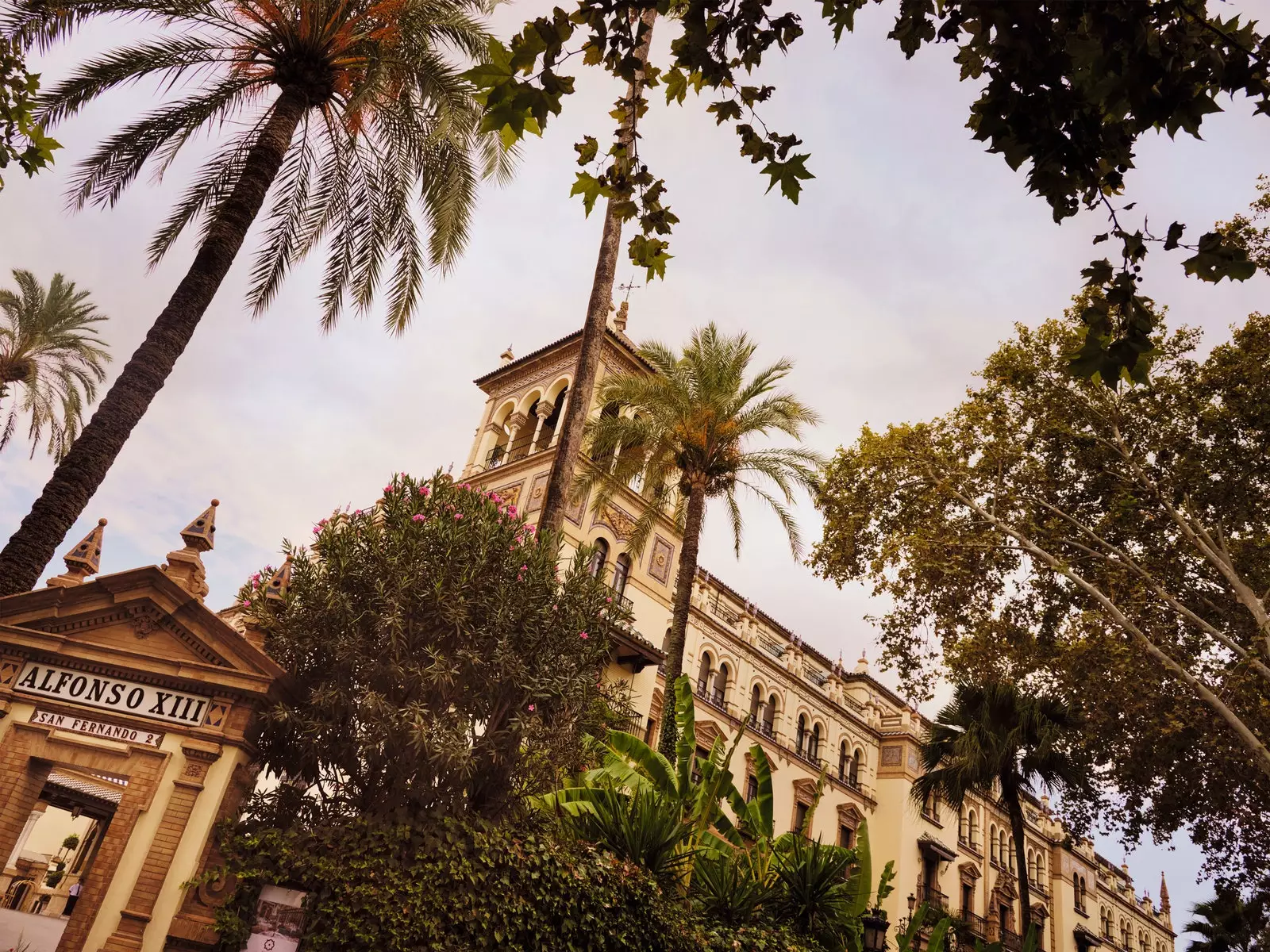 Exterior of the Hotel Alfonso XIII a Luxury Collection Hotel Sevilla