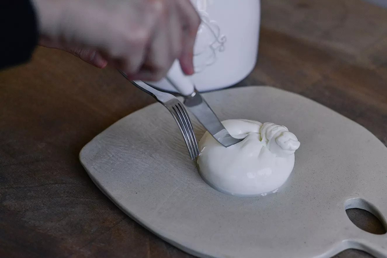 Burrata à la courgette