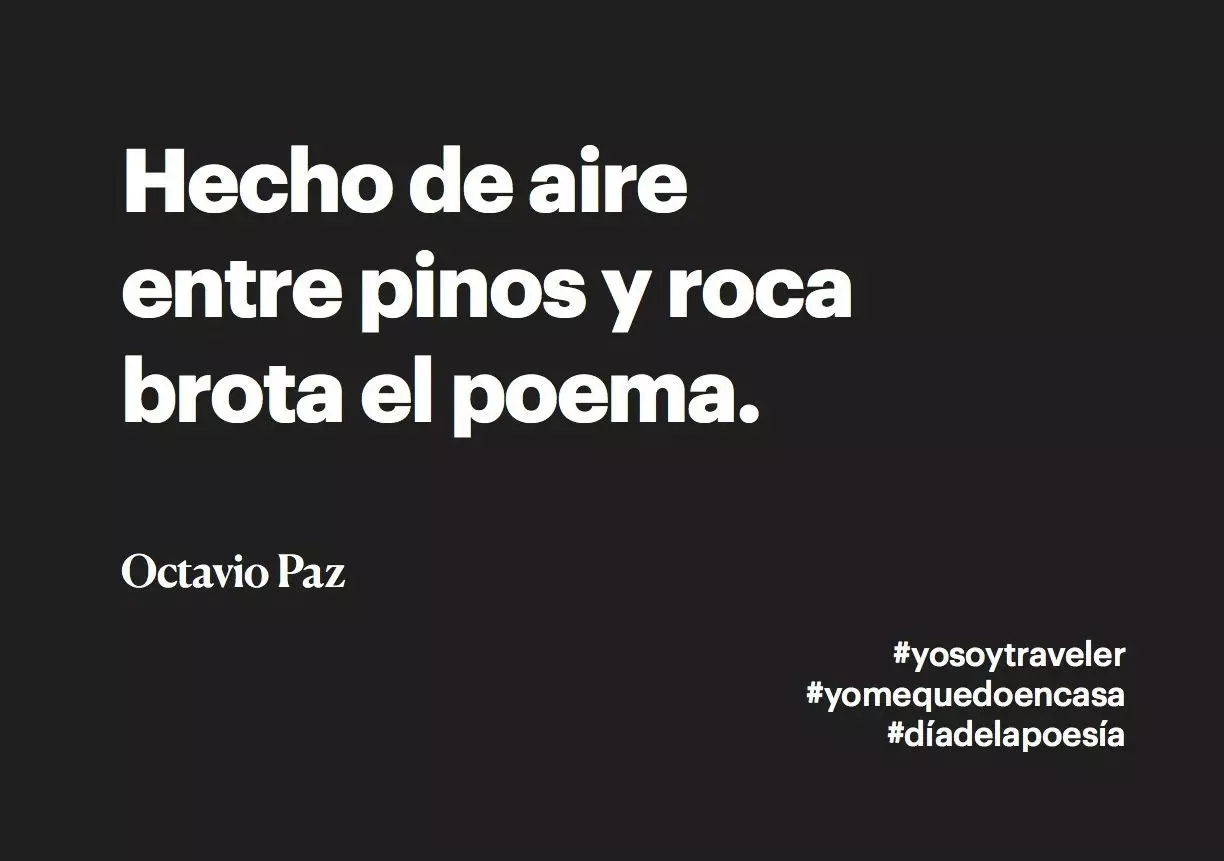 Puisi oleh Octavio Paz.