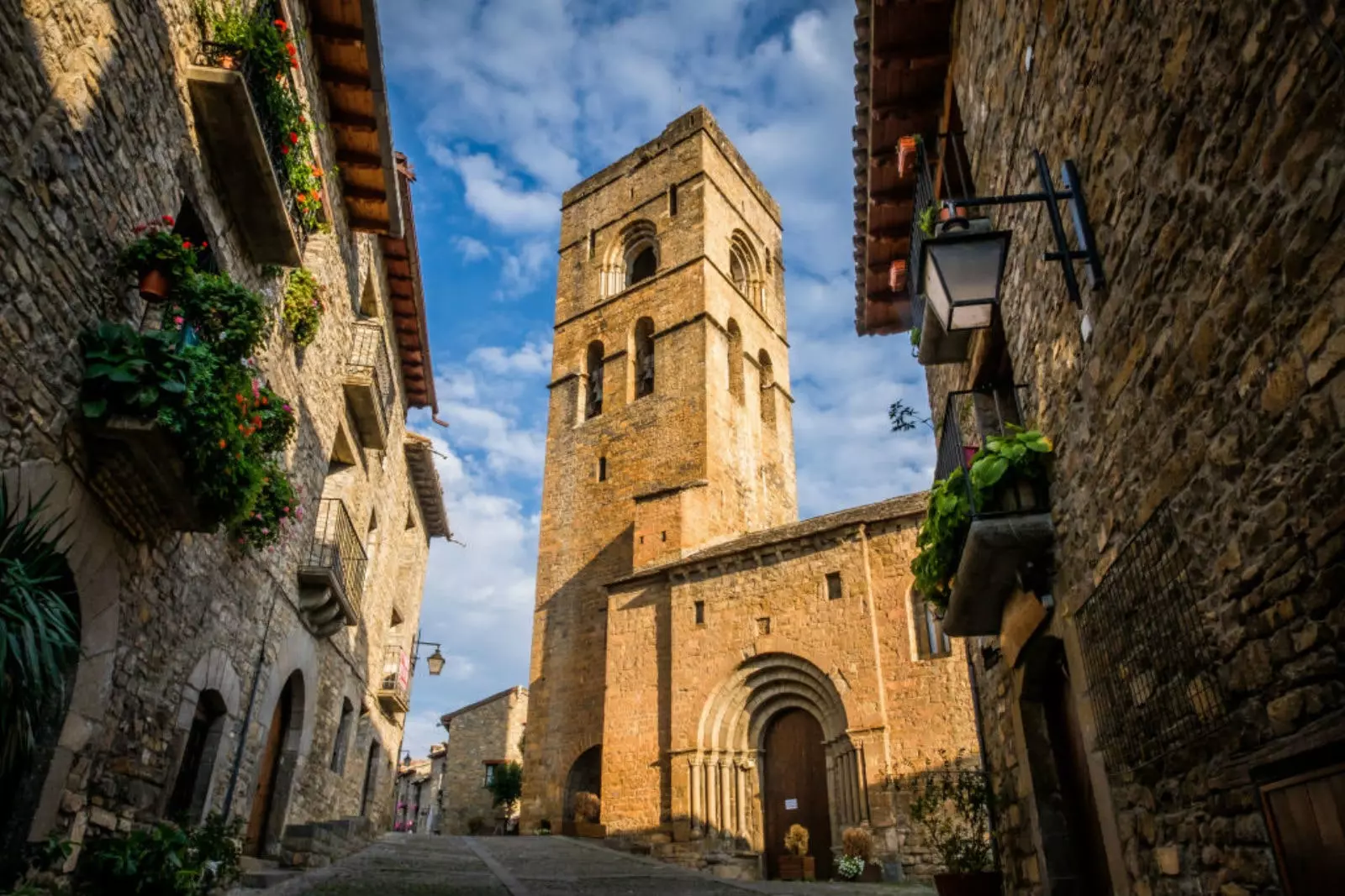 Medieval town of Aínsa.