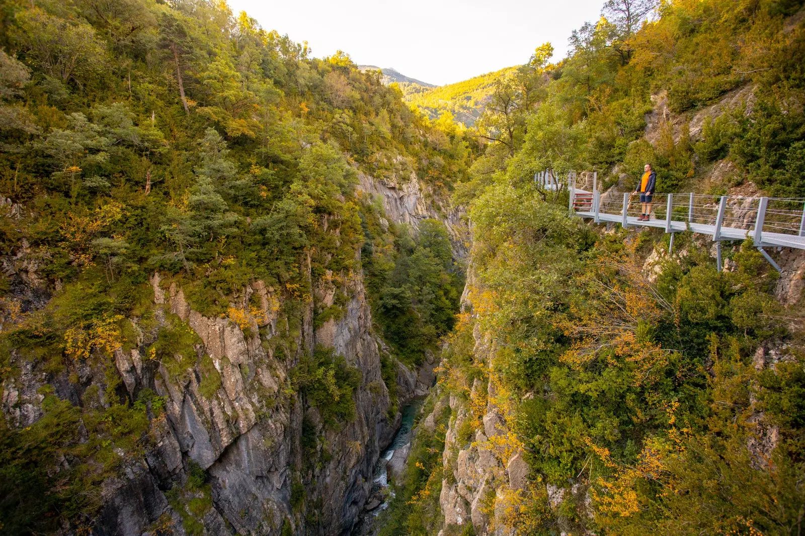 Panticosa-Fußgängerbrücke.