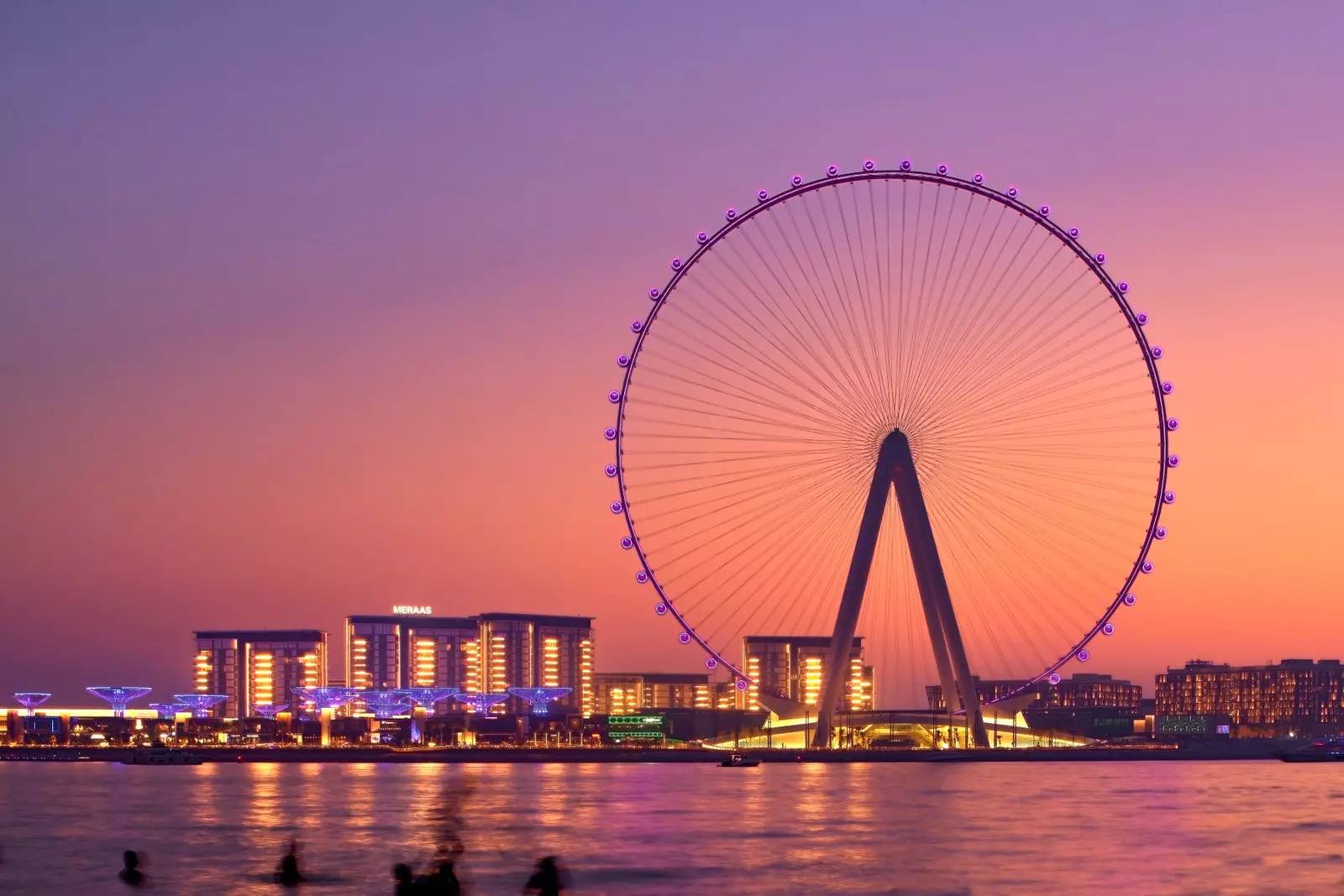 The tallest Ferris wheel in the world Ain Dubai.