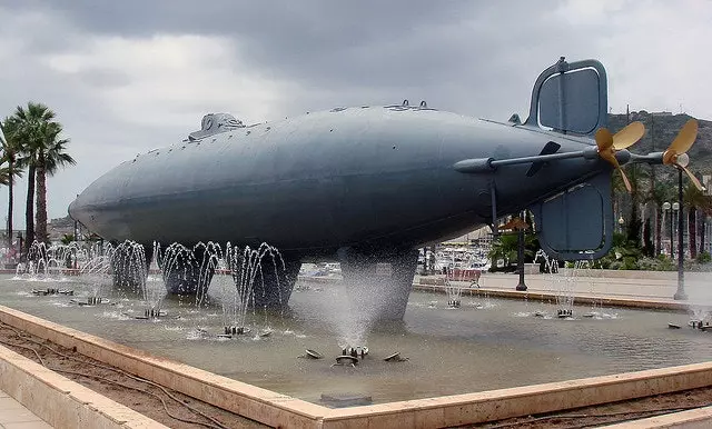 Submarino Isaac Peral em Cartagena