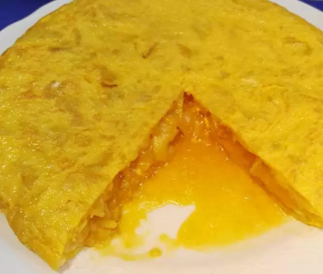 A excelente omelete da Casa Miranda