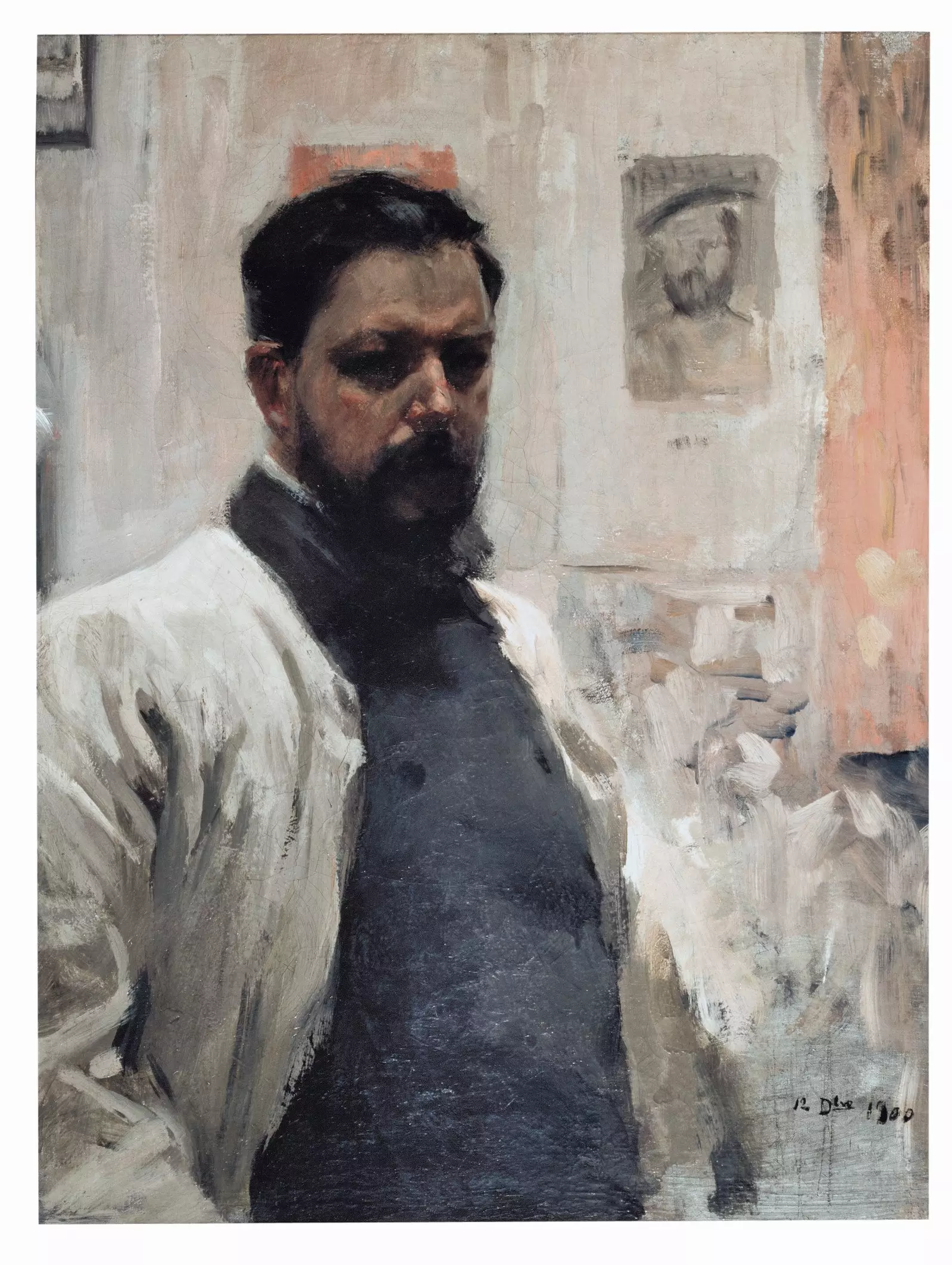 Joaquin Sorolla y Bastida sjálfsmynd 1900