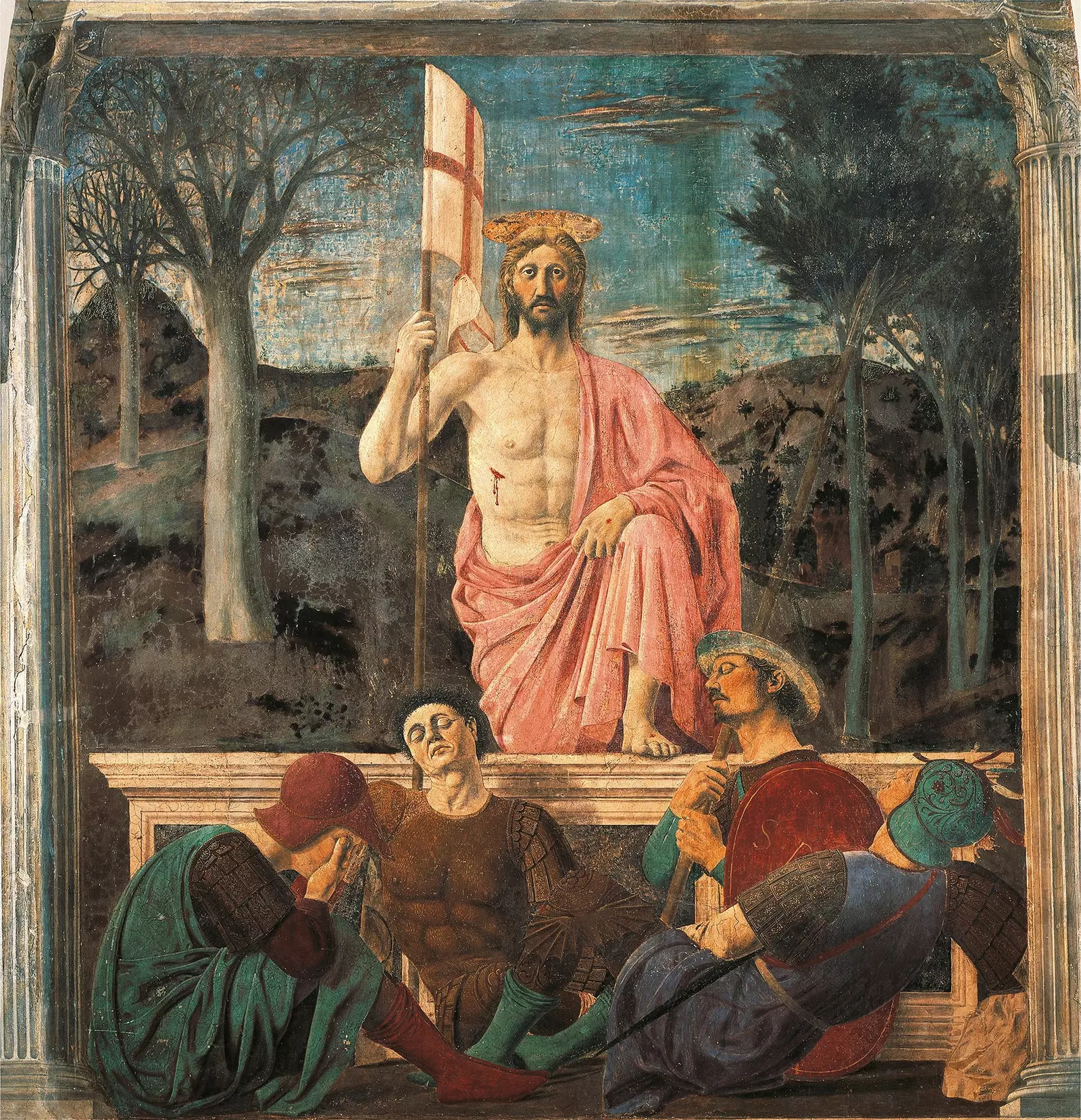 Upprisan eftir Piero della Francesca