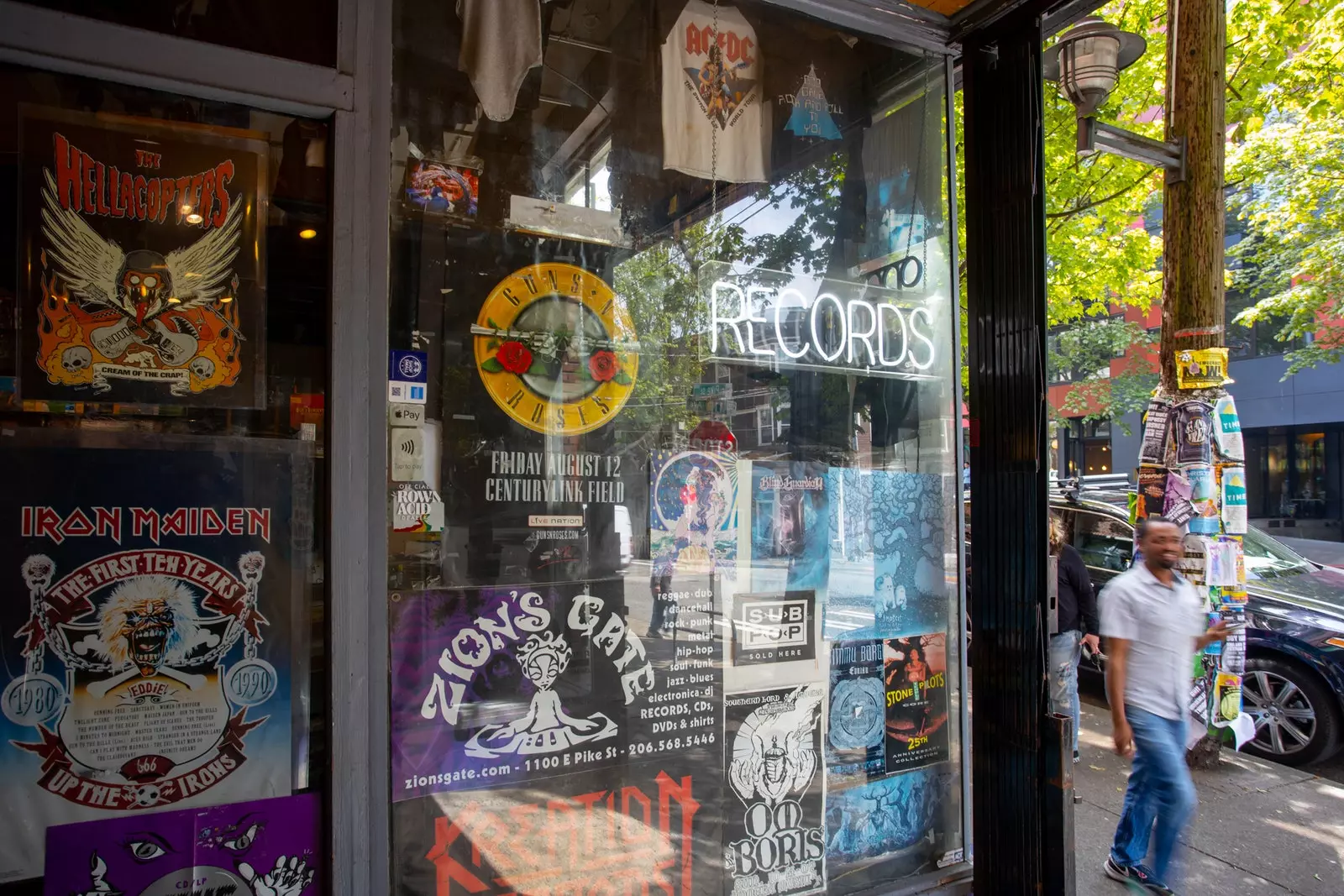 Record store in the Capitol Hill neighborhood of Seattle