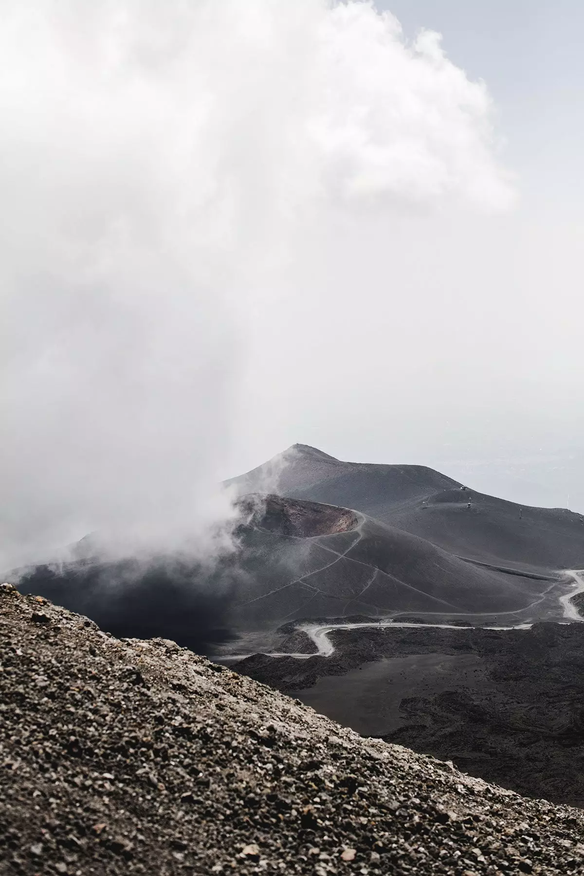 A extrema aridez do Etna