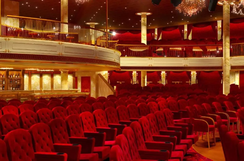 Le théâtre Costa Venezia recrée le temple de l'opéra La Fenice.