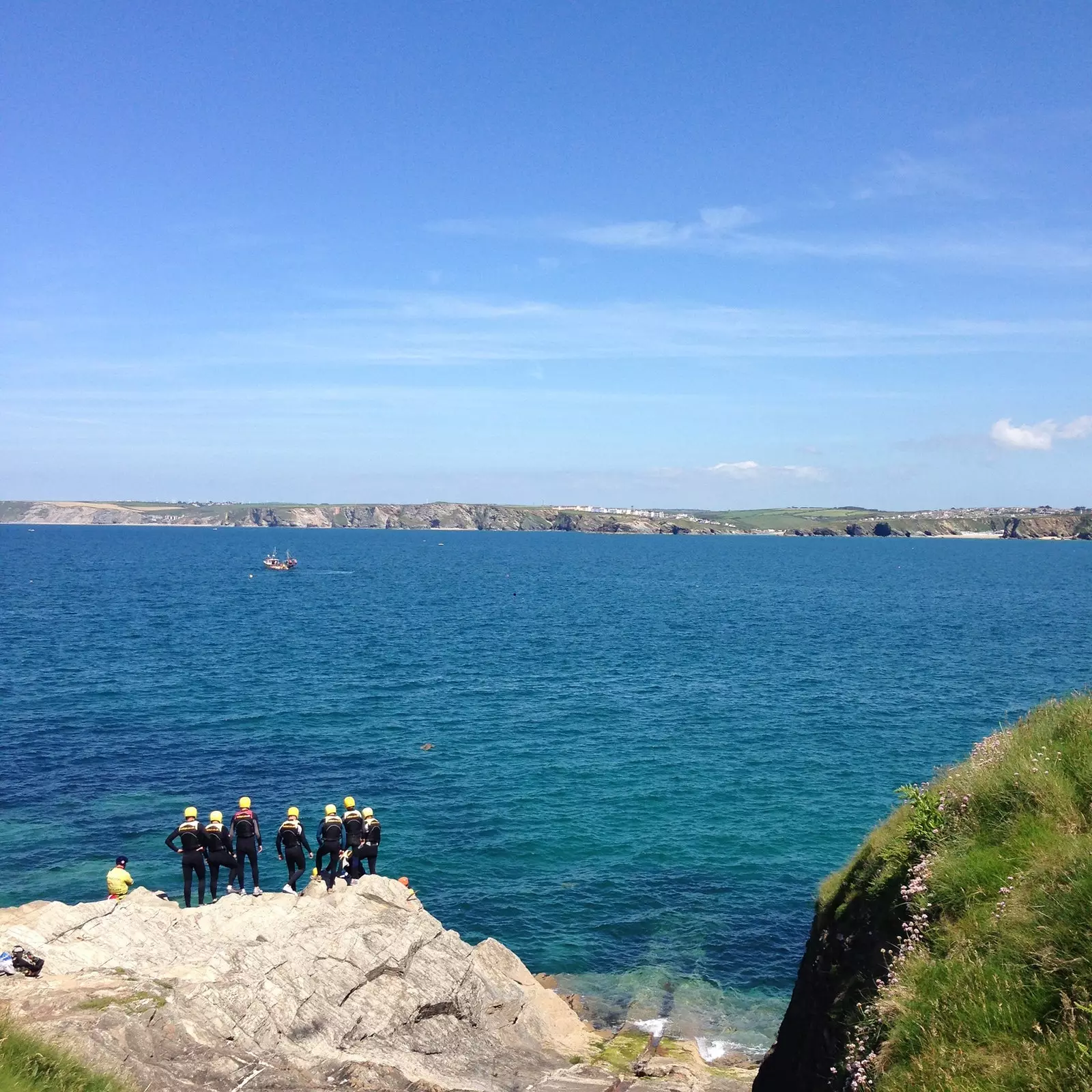 Coasteering en Cornouailles